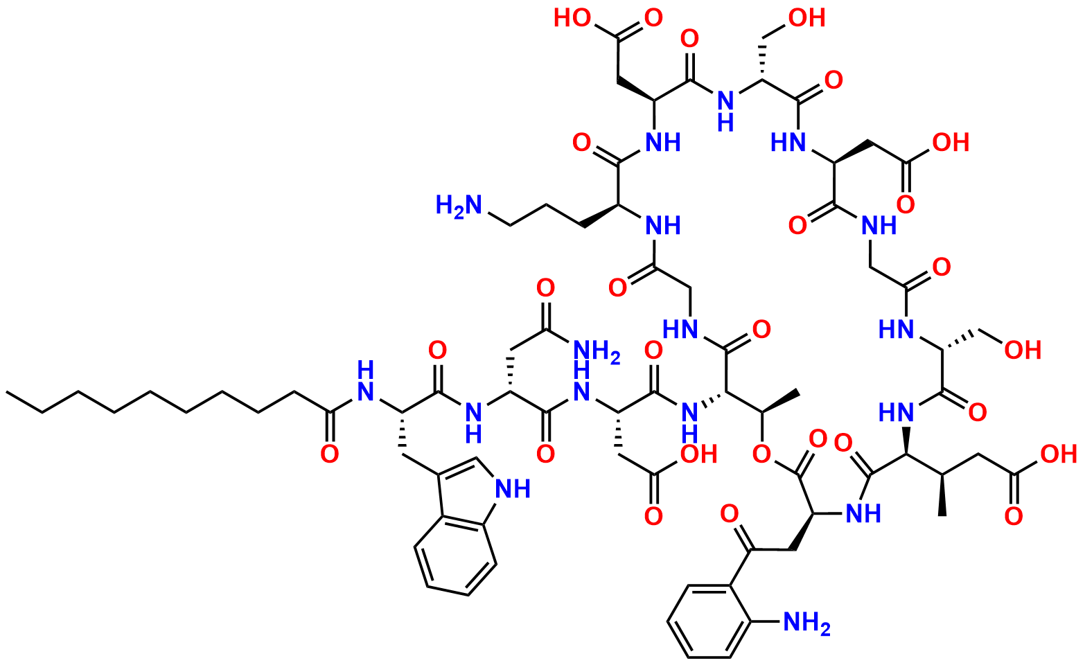 HYDROXY DERIVATIVE OF DAPTOMYCIN